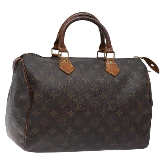 LOUIS VUITTON Monogram Speedy 30 Hand Bag M41526 LV Auth 135166 - Picture 2 of 16
